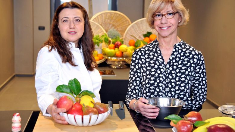 La chef Eva Golia e la nutrizionista Diana Scatozza